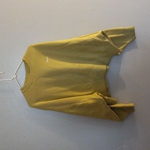 Nike half cut sweater size: L green
